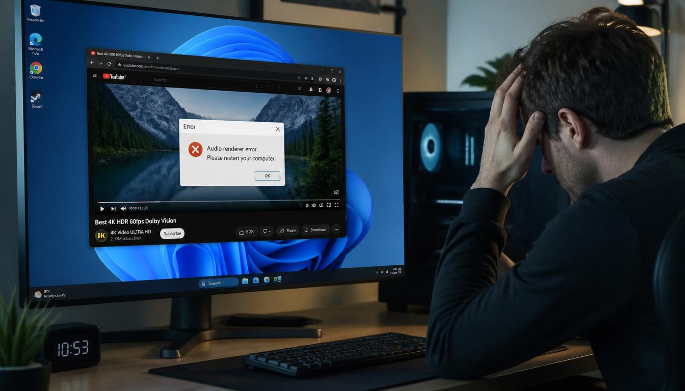 How to fix audio renderer error on Windows 11