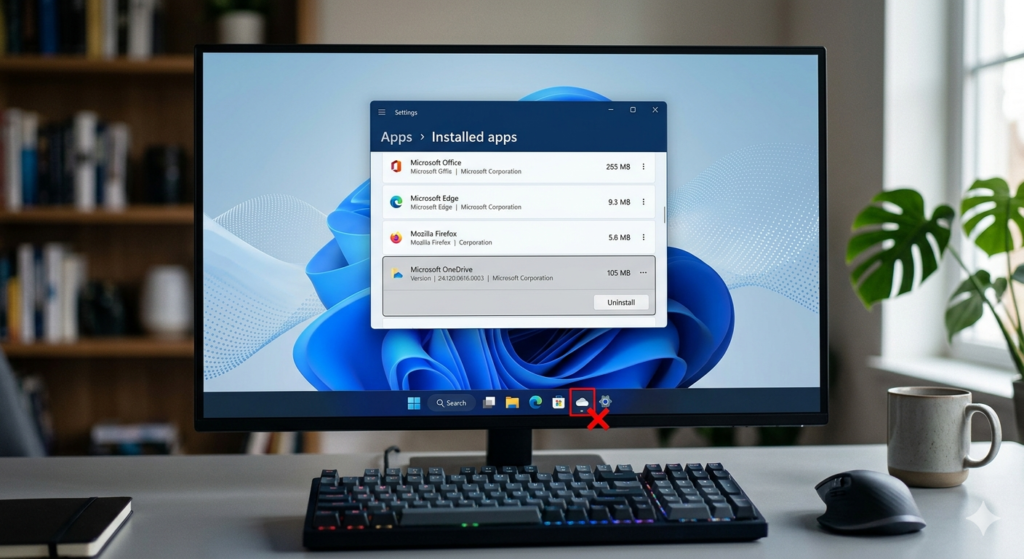 How to uninstall OneDrive on Windows 11 safely