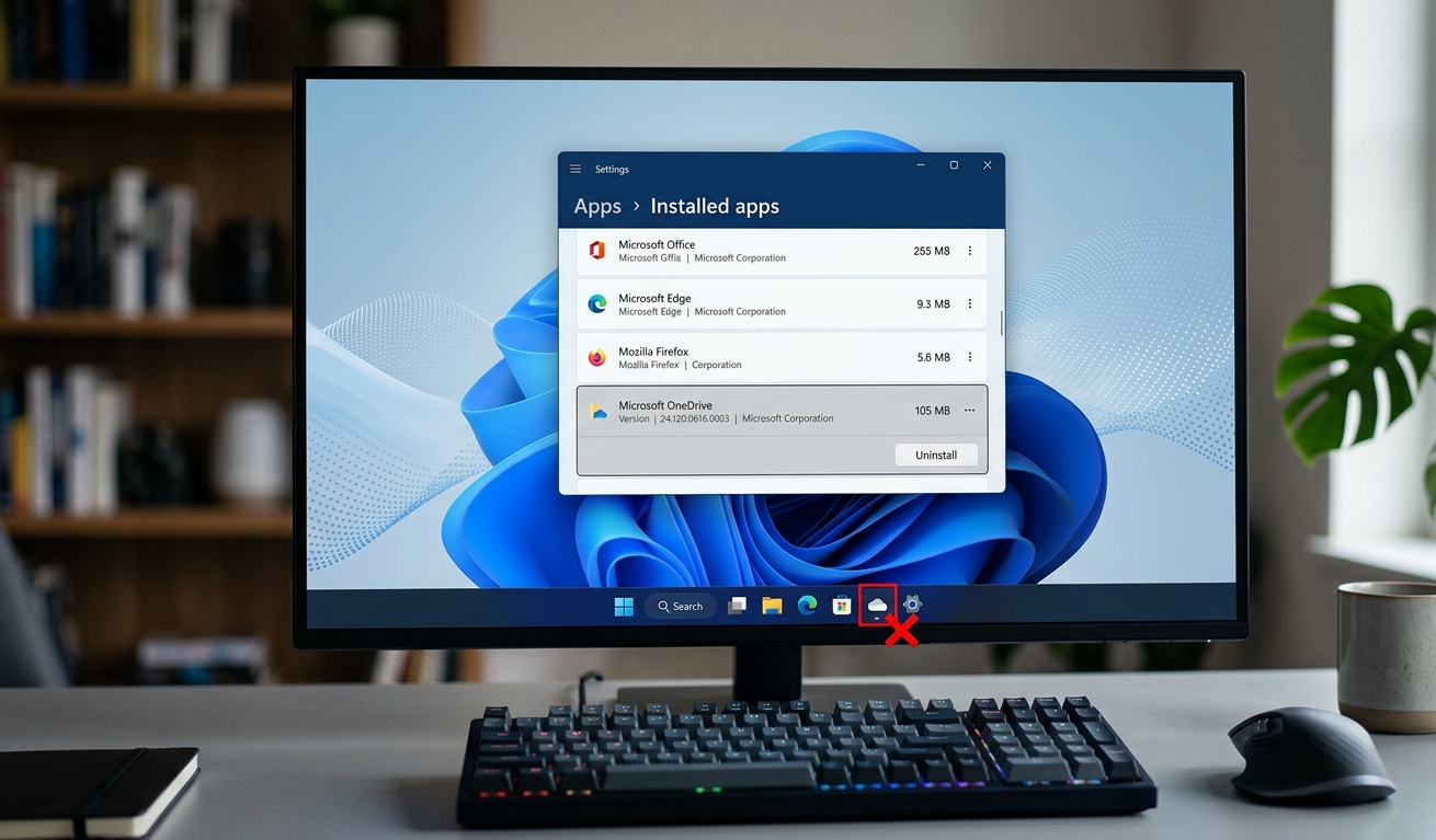 Uninstall OneDrive Windows 11