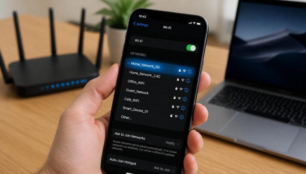 How to find SSID of WiFi on available wireless networks