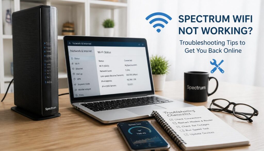 How to troubleshoot Spectrum WiFi router issues easy guide