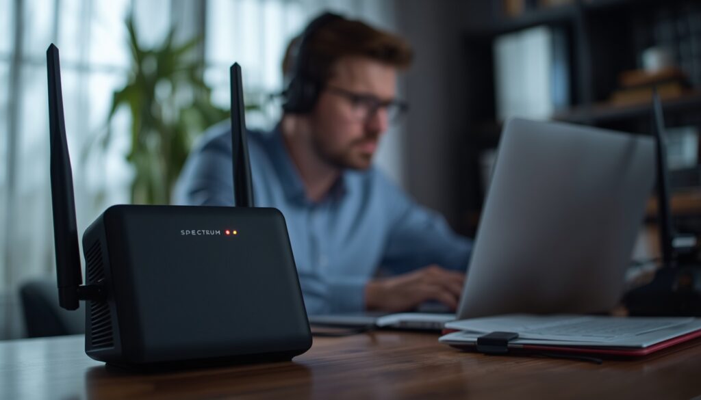 Troubleshoot Spectrum WiFi router with blinking red light issue