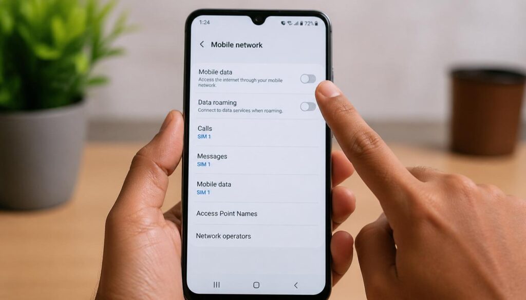 how to stop phone from using cellular data while connected to wifi