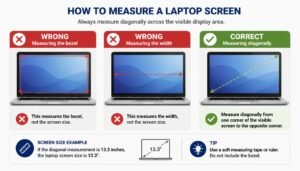 How to Measure Laptop Screen Size