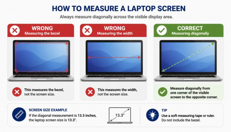 How to Measure Laptop Screen Size: Find just in 60 Seconds