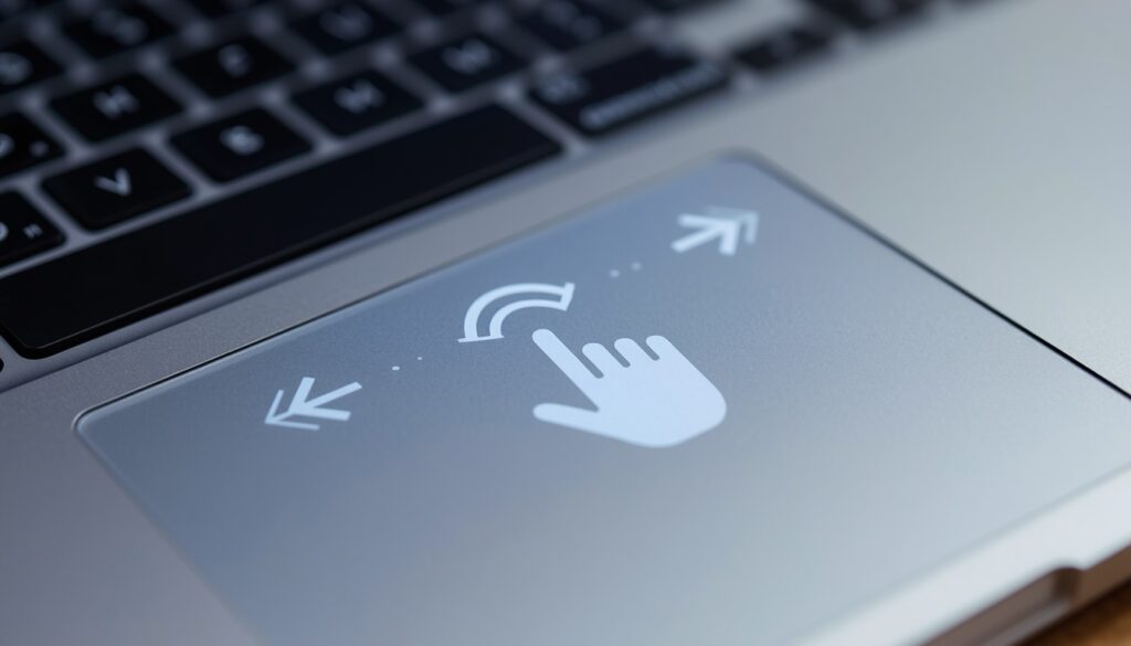 touchpad gesture to switch desktops