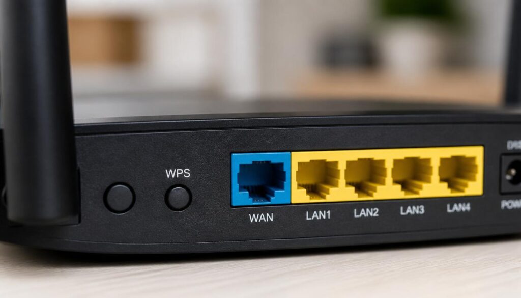 How to Connect TV to WiFi
The physical WPS button on a home wireless router used to connect TV to WiFi without typing a password.