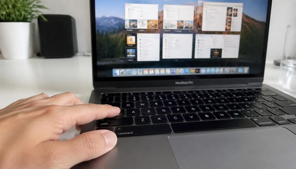 Command and Tab keyboard shortcut used to switch windows on Mac