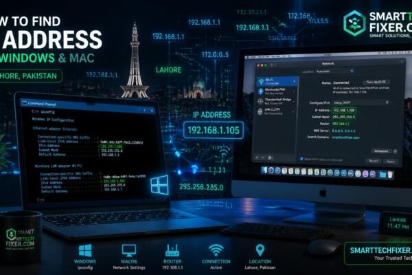 How to find IP address on computer Windows Mac and CMD step by step guide