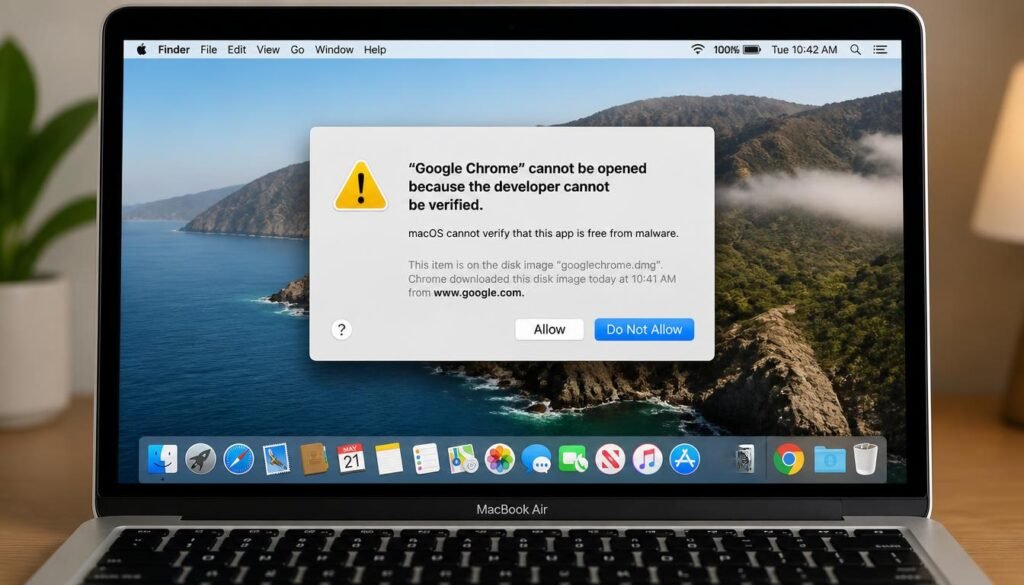 Bypassing macOS unidentified developer Gatekeeper warning for Google Chrome