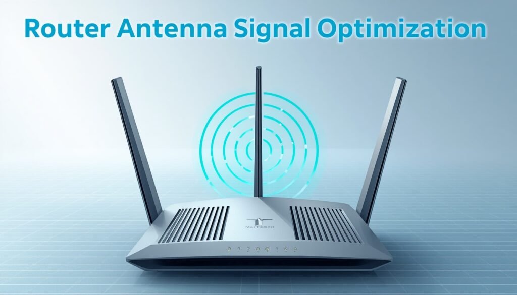 Router antenna signal optimization