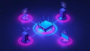 Detailed visual architecture explaining what is static IP address vs dynamic IP configuration.