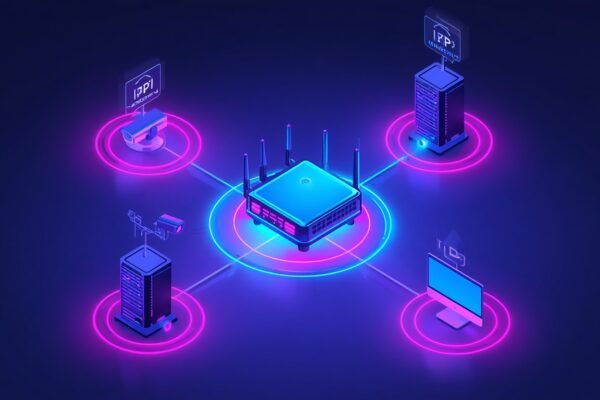 Detailed visual architecture explaining what is static IP address vs dynamic IP configuration.