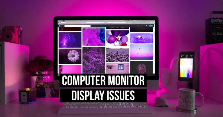 Computer Monitor Display Issues