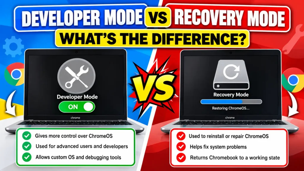 Developer Mode vs Recovery Mode