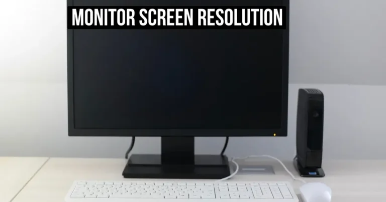 How to Change Monitor Screen Resolution