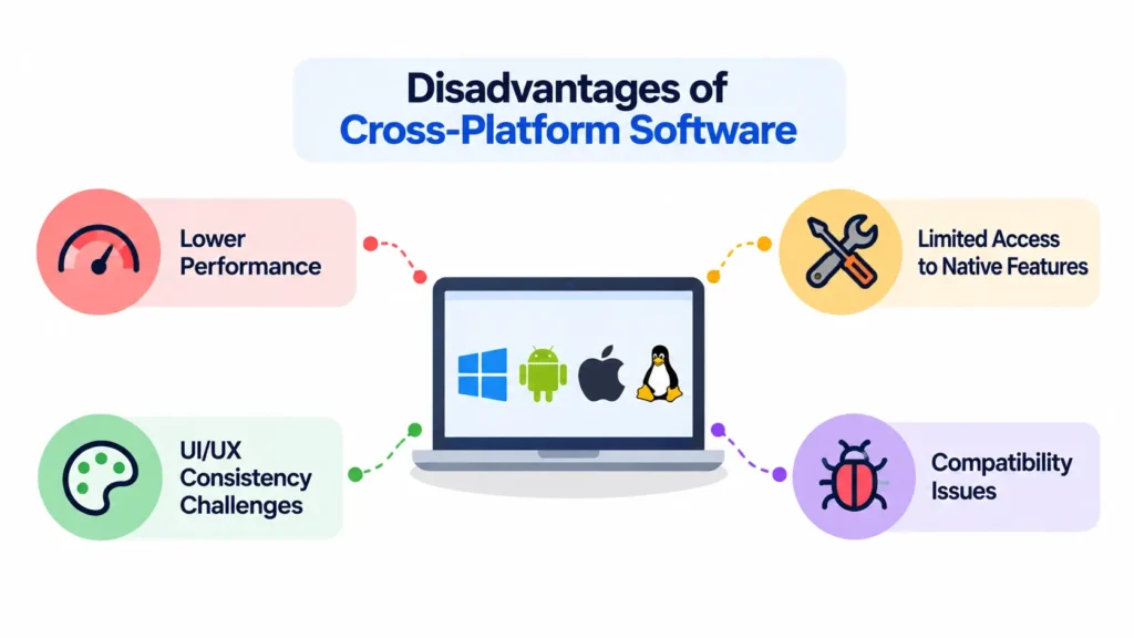 Disadvantages of Cross-Platform Software